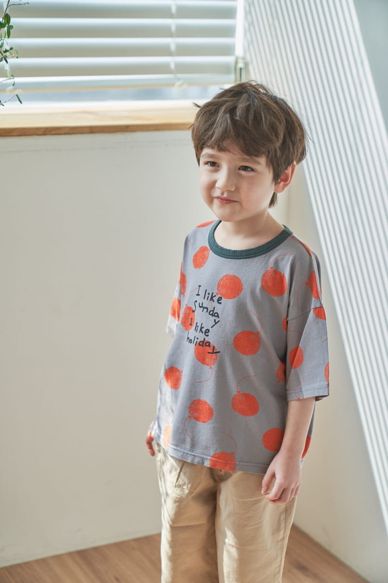 Green Tomato - Korean Children Fashion - #kidzfashiontrend - Balloon Tee - 3
