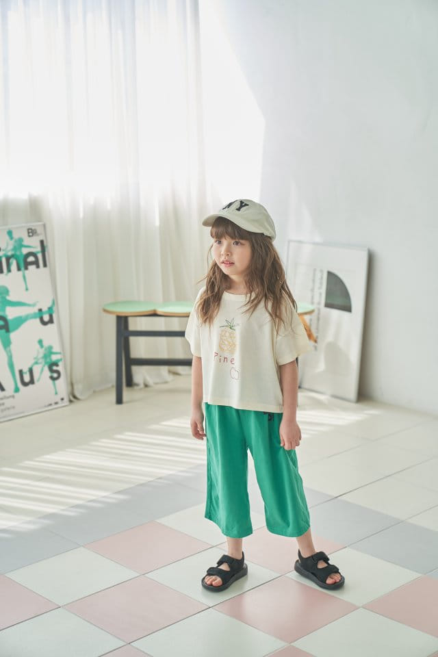 Green Tomato - Korean Children Fashion - #littlefashionista - Pineapple Tee - 2