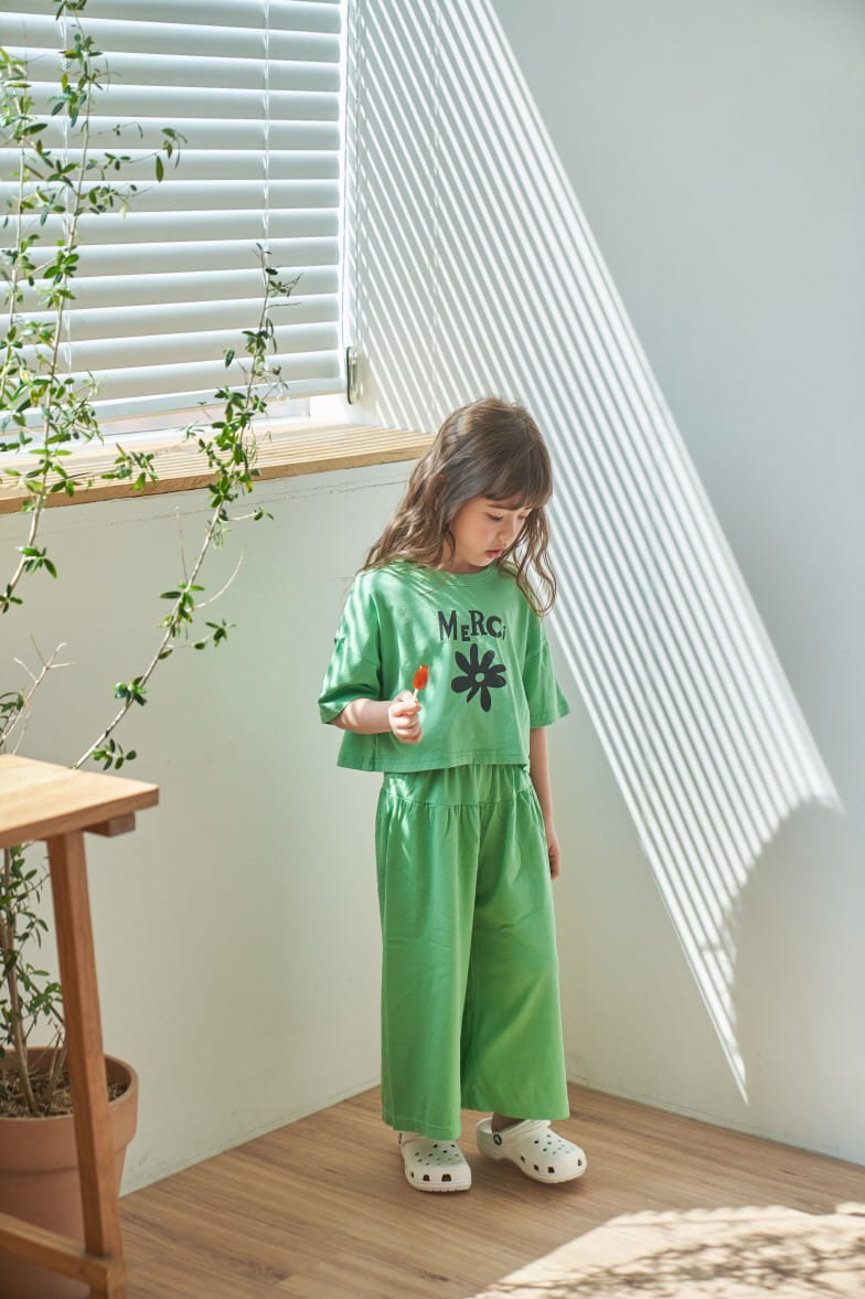 Green Tomato - Korean Children Fashion - #magicofchildhood - Merci Pants - 8