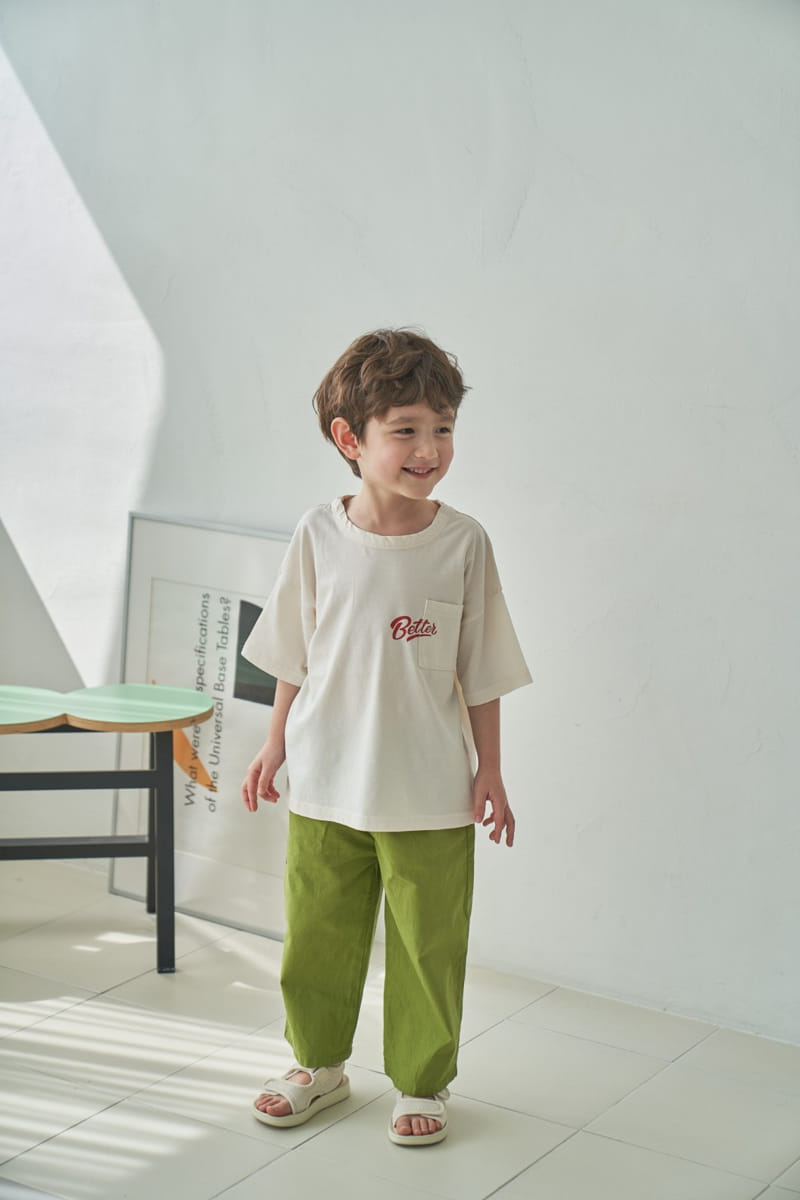 Green Tomato - Korean Children Fashion - #littlefashionista - Better Pocket Tee - 4