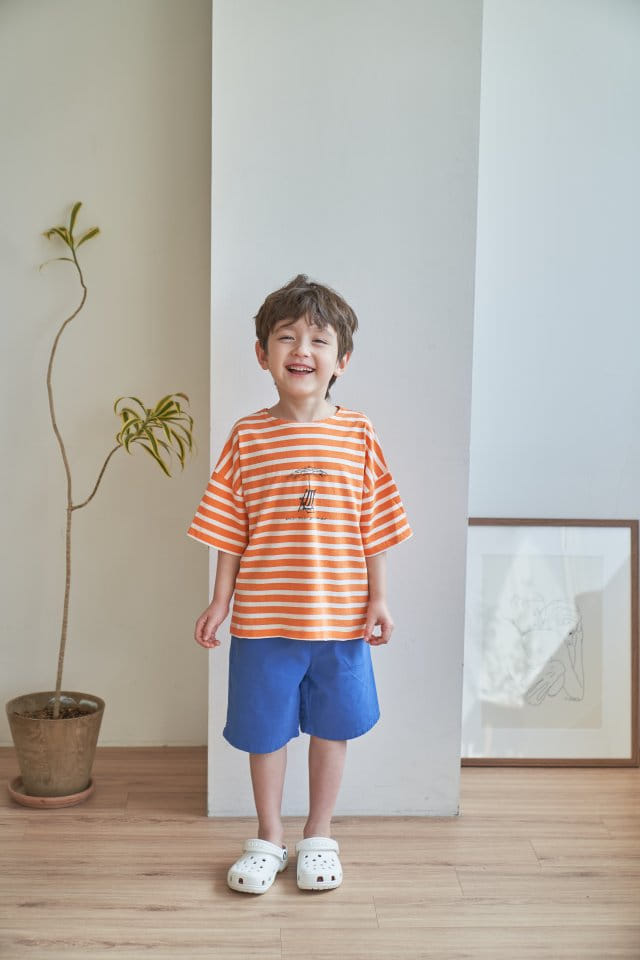 Green Tomato - Korean Children Fashion - #magicofchildhood - ST Boat Neck Tee - 6