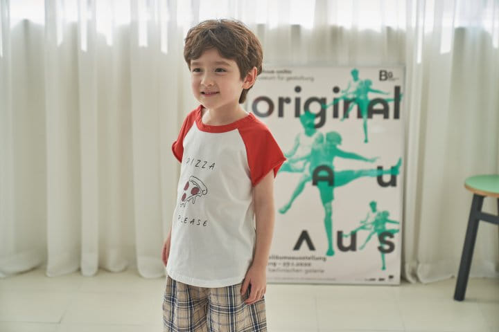 Green Tomato - Korean Children Fashion - #magicofchildhood - Pizza Raglan Tee - 5