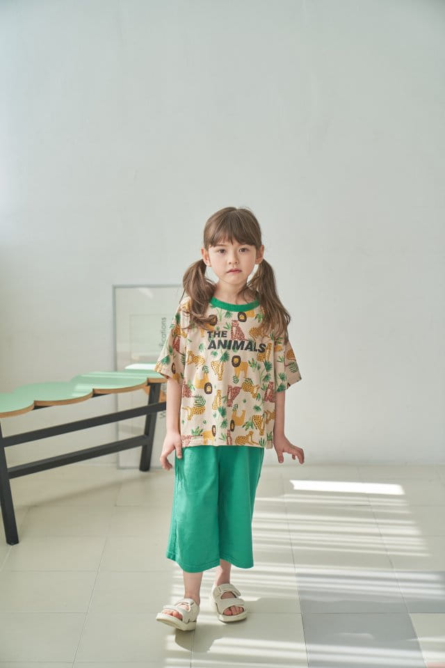 Green Tomato - Korean Children Fashion - #littlefashionista - Animals Tee - 4