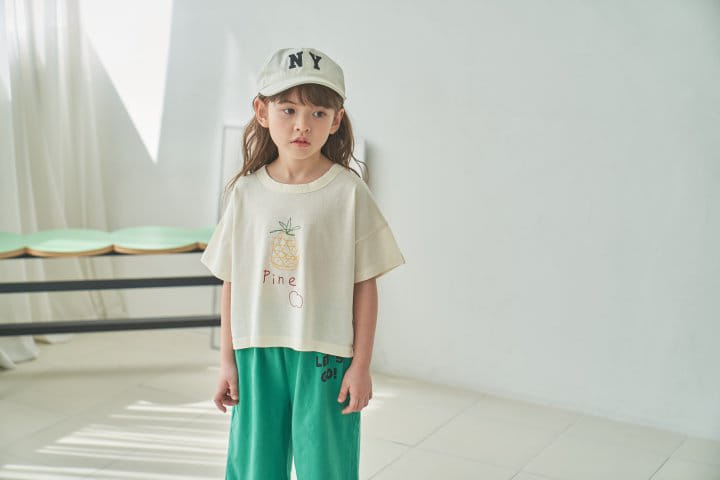 Green Tomato - Korean Children Fashion - #magicofchildhood - Pineapple Tee - 3