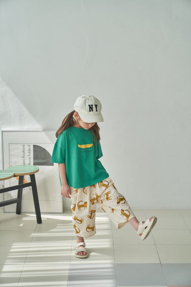 Green Tomato - Korean Children Fashion - #magicofchildhood - Leopard Wrinkle Pants - 2