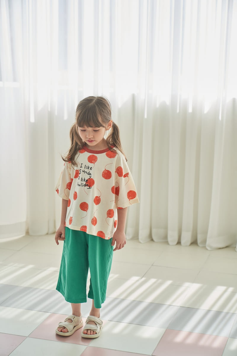 Green Tomato - Korean Children Fashion - #minifashionista - Balloon Tee - 7