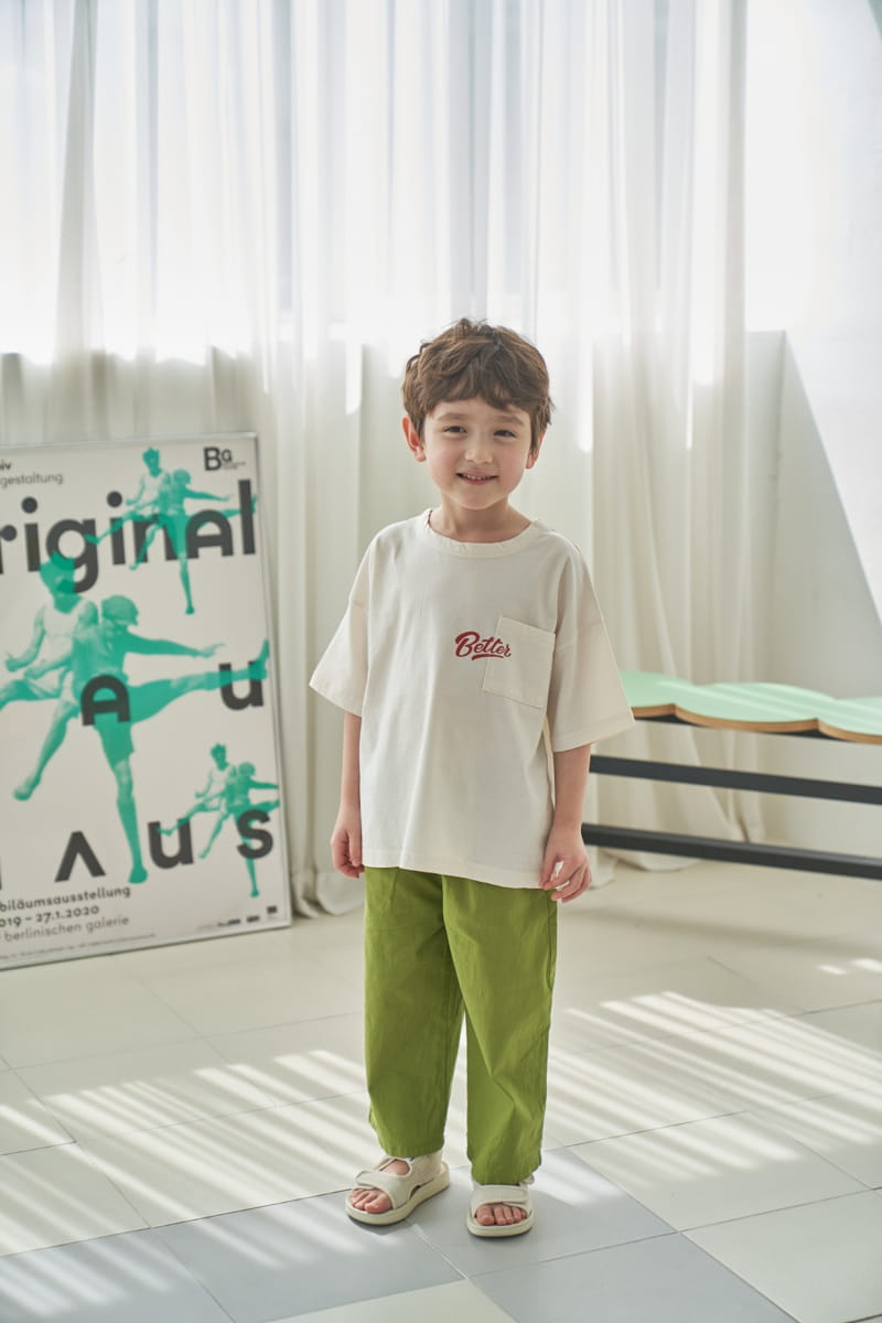 Green Tomato - Korean Children Fashion - #minifashionista - Better Pocket Tee - 5