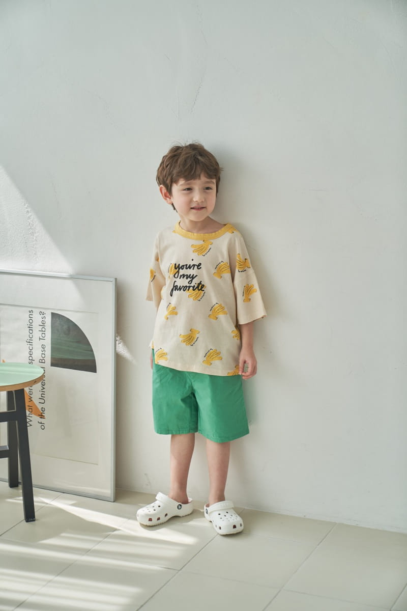 Green Tomato - Korean Children Fashion - #magicofchildhood - Banana Tee - 4