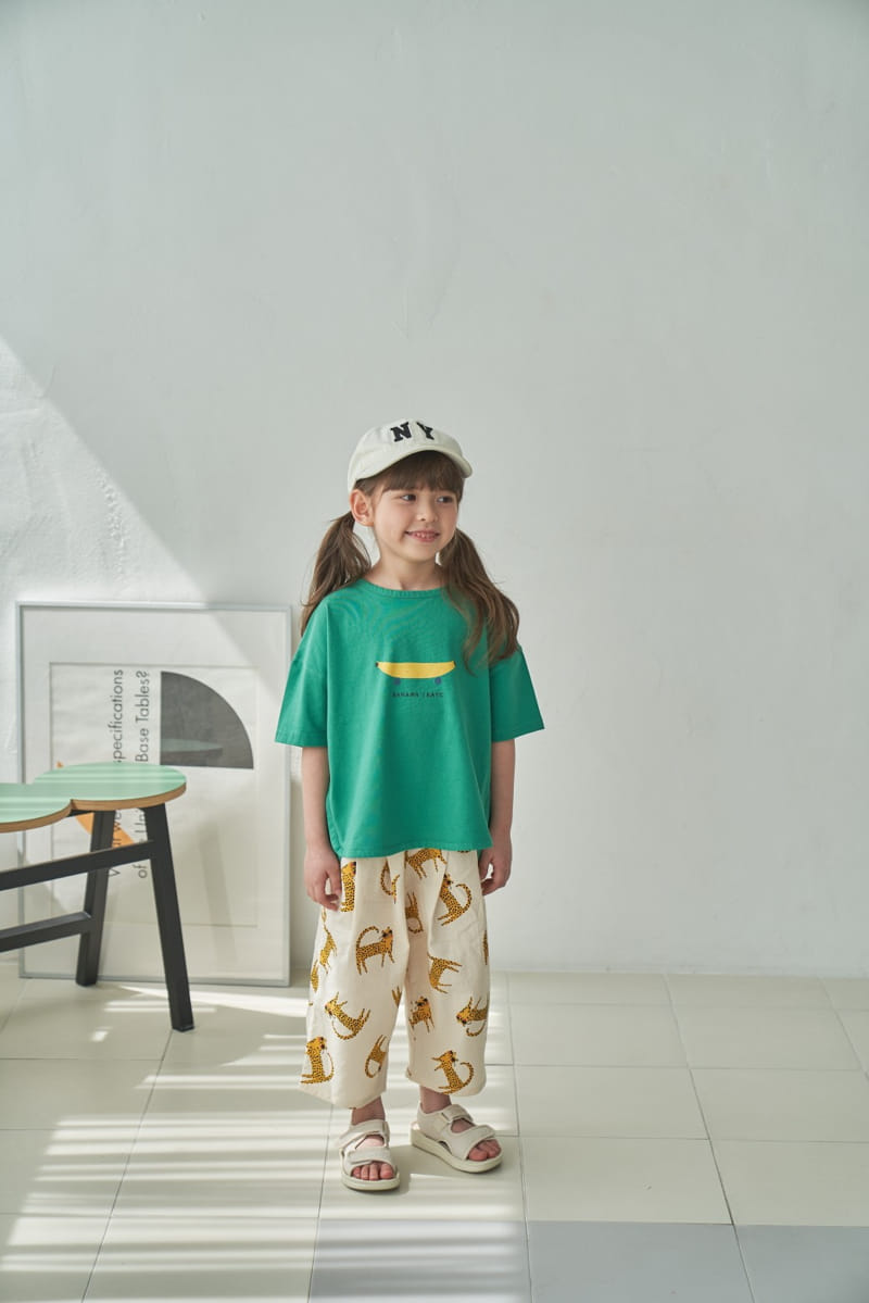 Green Tomato - Korean Children Fashion - #minifashionista - Banana Skates Tee - 3