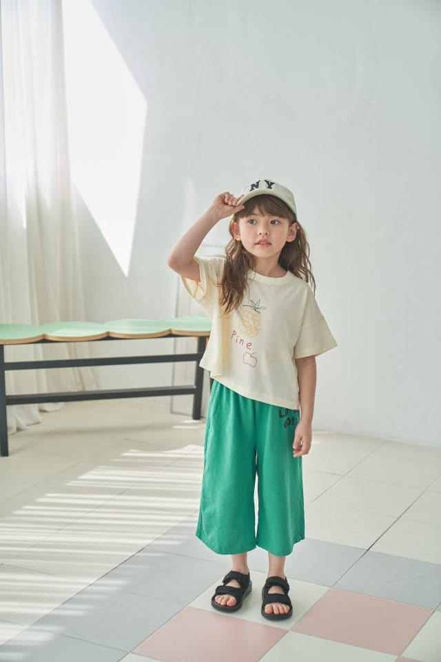 Green Tomato - Korean Children Fashion - #magicofchildhood - Pineapple Tee - 4
