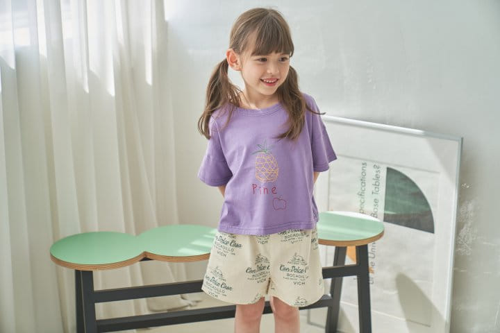 Green Tomato - Korean Children Fashion - #prettylittlegirls - Pineapple Tee - 5