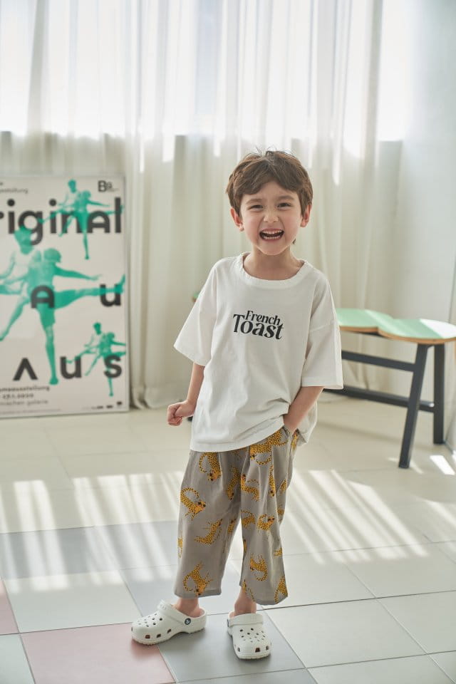 Green Tomato - Korean Children Fashion - #minifashionista - Leopard Wrinkle Pants - 4