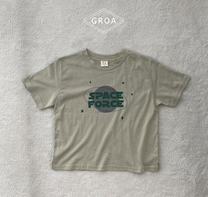Groa - Korean Children Fashion - #kidsshorts - Space Force Tee - 3