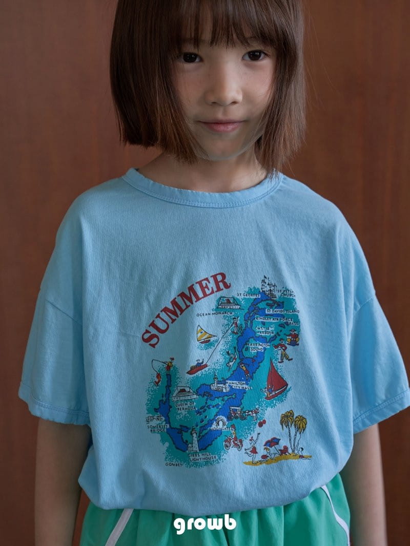 Grow B - Korean Children Fashion - #childofig - Bermuda Tee - 3