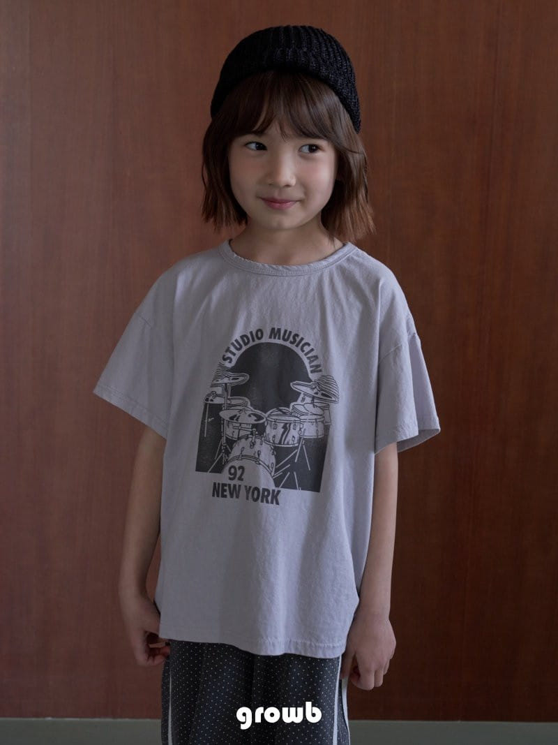 Grow B - Korean Children Fashion - #childrensboutique - Drum Tee - 3