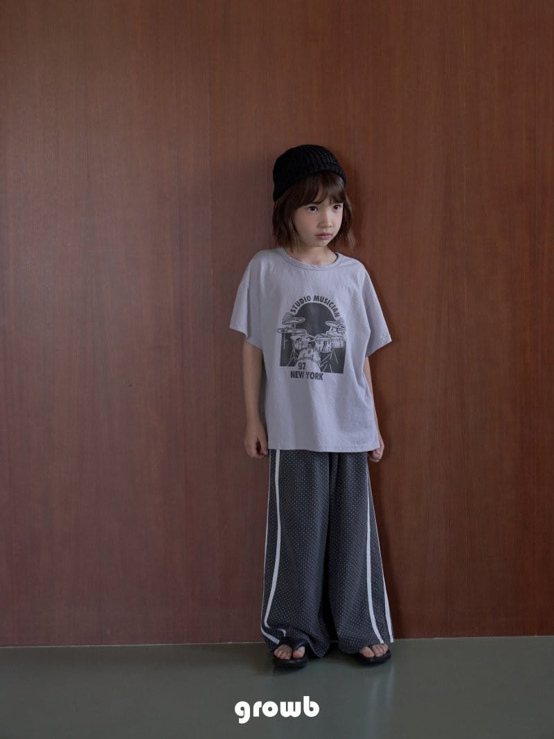 Grow B - Korean Children Fashion - #childrensboutique - Drum Tee - 4