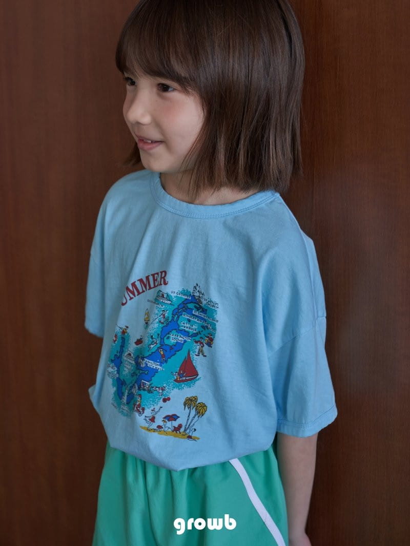 Grow B - Korean Children Fashion - #discoveringself - Bermuda Tee - 6