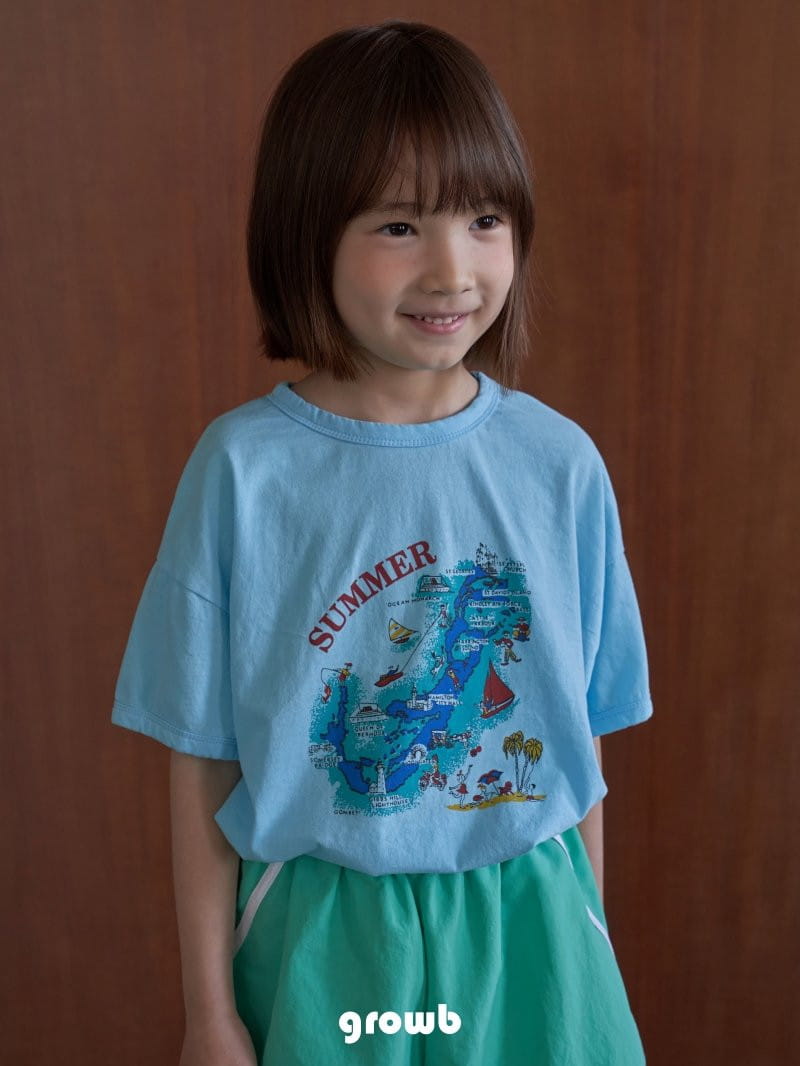 Grow B - Korean Children Fashion - #fashionkids - Bermuda Tee - 7