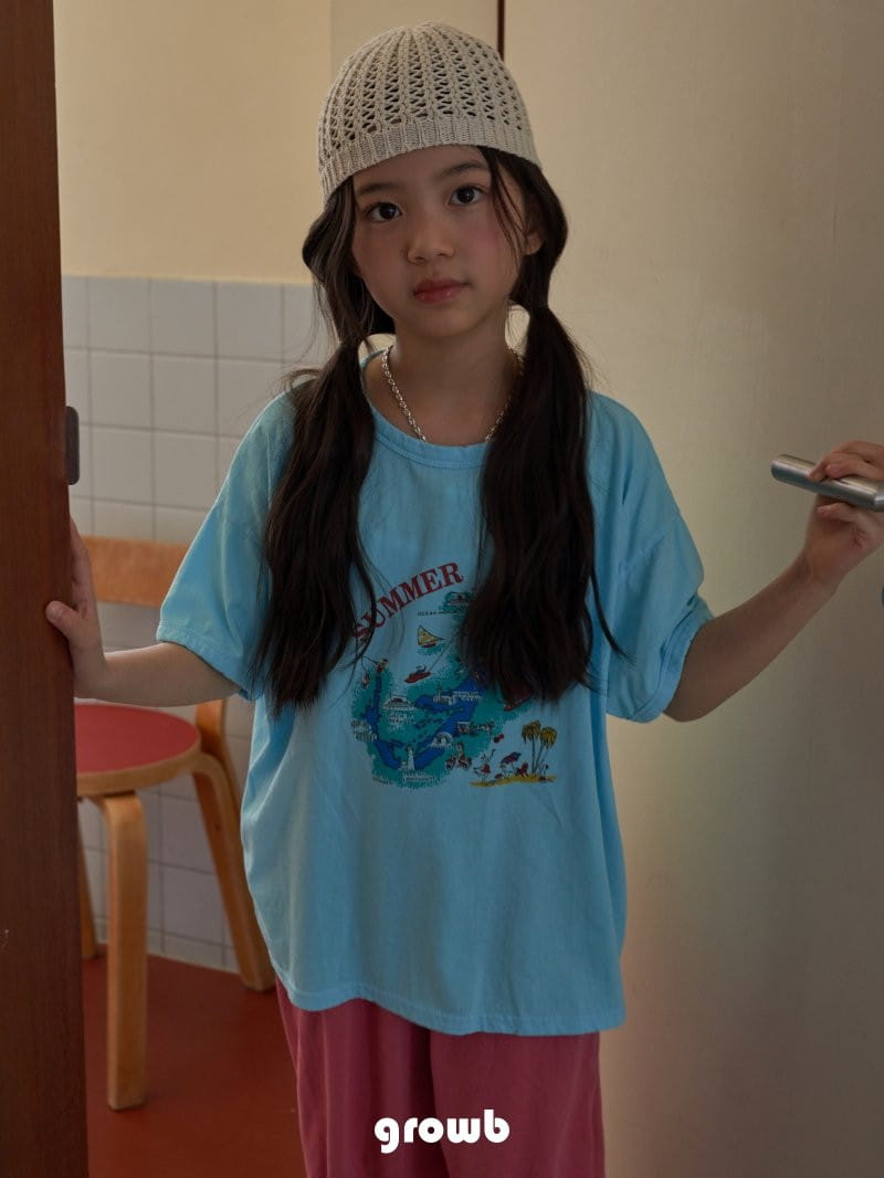 Grow B - Korean Children Fashion - #kidsstore - Bermuda Tee - 9