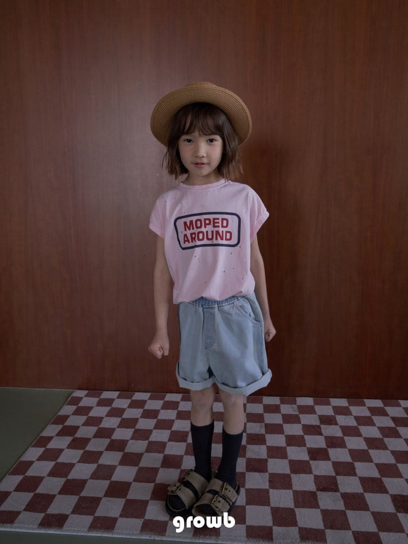 Grow B - Korean Children Fashion - #kidsstore - Aruond Sleevelss Tee - 7