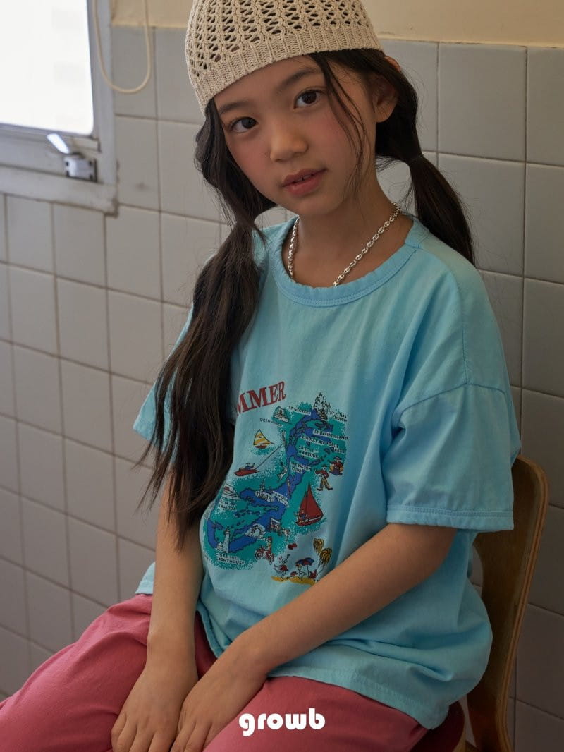 Grow B - Korean Children Fashion - #kidzfashiontrend - Bermuda Tee - 10