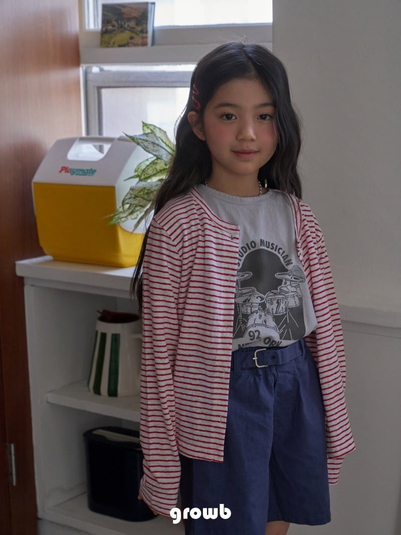 Grow B - Korean Children Fashion - #kidzfashiontrend - Drum Tee - 9