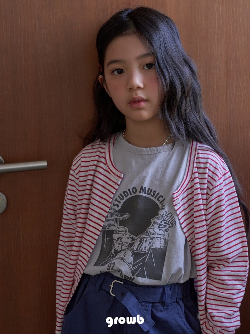 Grow B - Korean Children Fashion - #littlefashionista - Drum Tee - 11