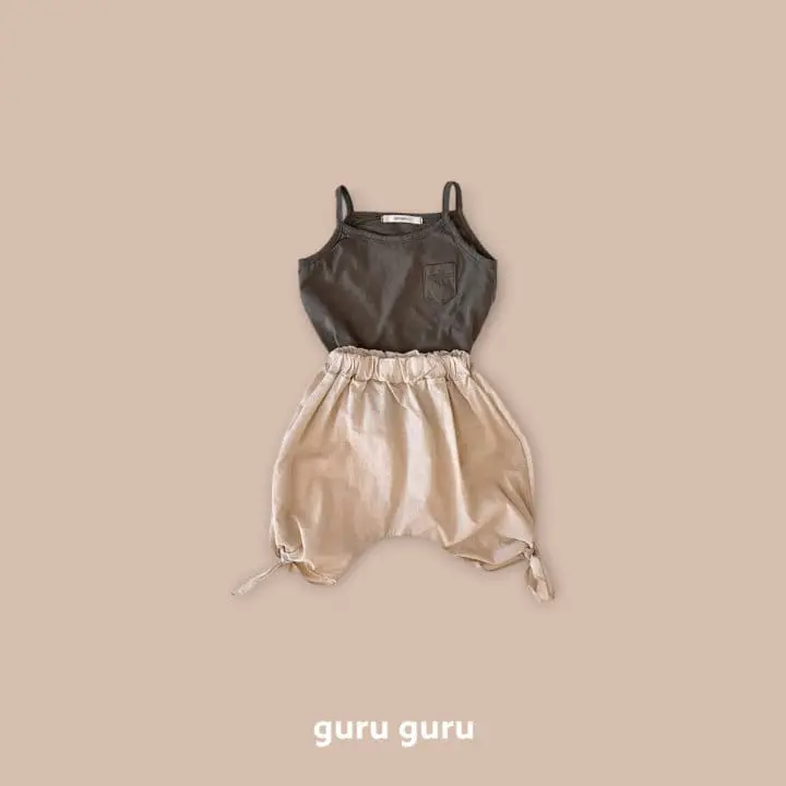 Guru Guru - Korean Baby Fashion - #babyboutique - Ribbon Baggy Pants - 5