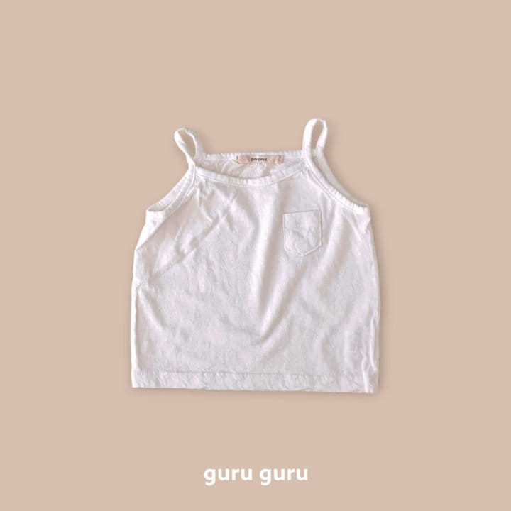 Guru Guru - Korean Baby Fashion - #babyboutique - Pocket Sleeveless Tee - 3