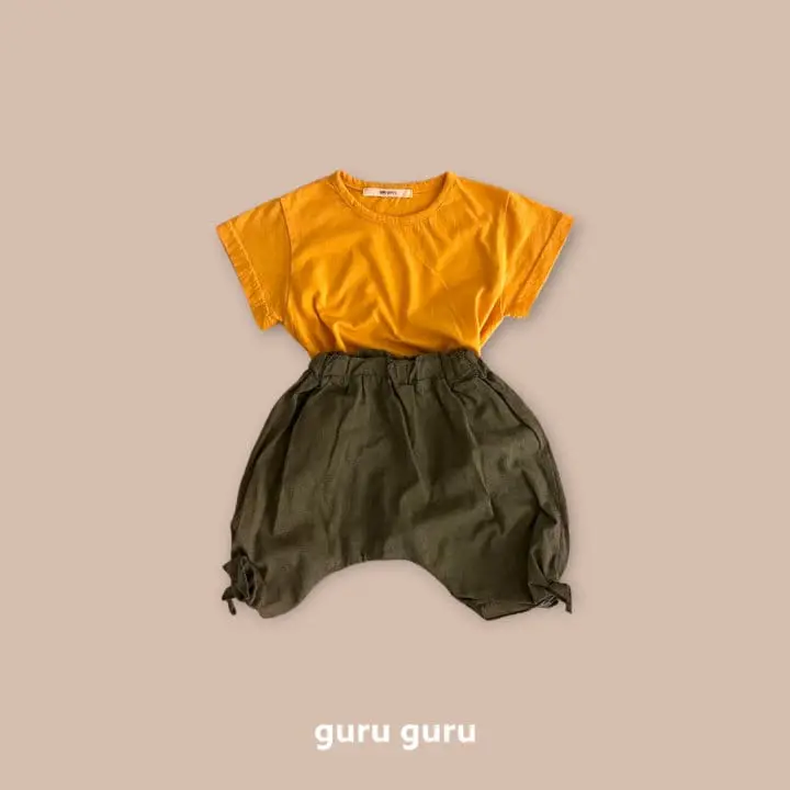 Guru Guru - Korean Baby Fashion - #babyboutiqueclothing - Ribbon Baggy Pants - 6
