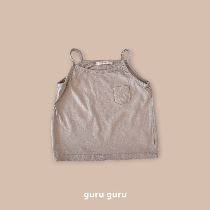 Guru Guru - Korean Baby Fashion - #babyboutique - Pocket Sleeveless Tee - 4