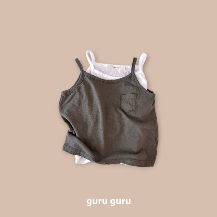 Guru Guru - Korean Baby Fashion - #babyfever - Pocket Sleeveless Tee - 7