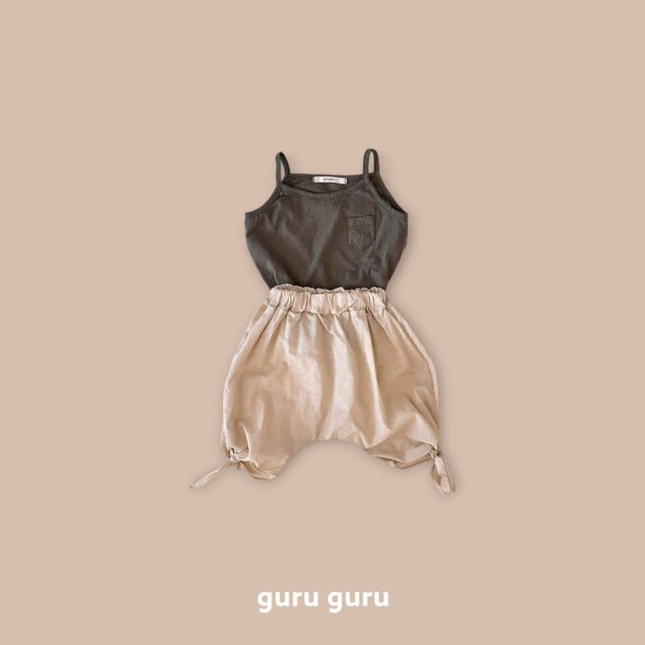 Guru Guru - Korean Baby Fashion - #babygirlfashion - Pocket Sleeveless Tee - 8