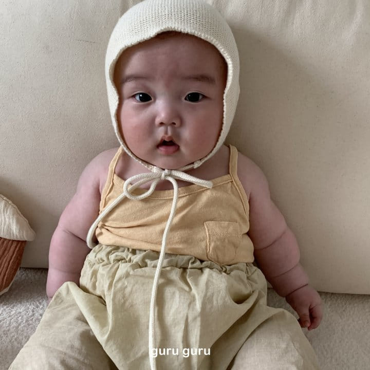 Guru Guru - Korean Baby Fashion - #babyoninstagram - Pocket Sleeveless Tee - 10