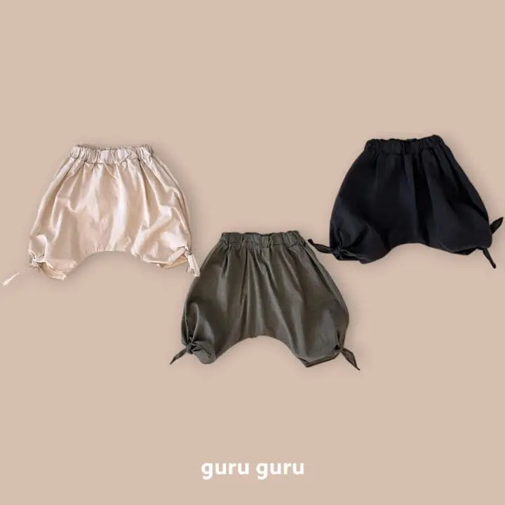 Guru Guru - Korean Baby Fashion - #babywear - Ribbon Baggy Pants