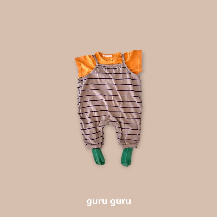 Guru Guru - Korean Baby Fashion - #onlinebabyshop - Denkkang Dungarees Pants - 5