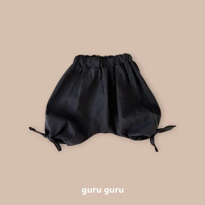 Guru Guru - Korean Baby Fashion - #onlinebabyshop - Ribbon Baggy Pants - 4