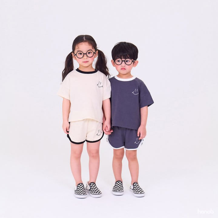 Hanab - Korean Children Fashion - #Kfashion4kids - Natural Top Bottom Set - 11