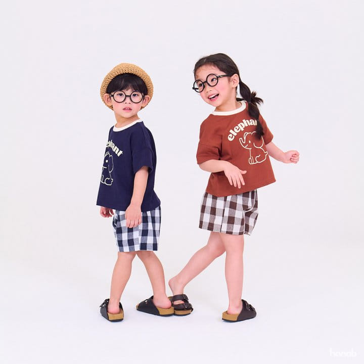 Hanab - Korean Children Fashion - #Kfashion4kids - Elephant Top Bottom Set - 9