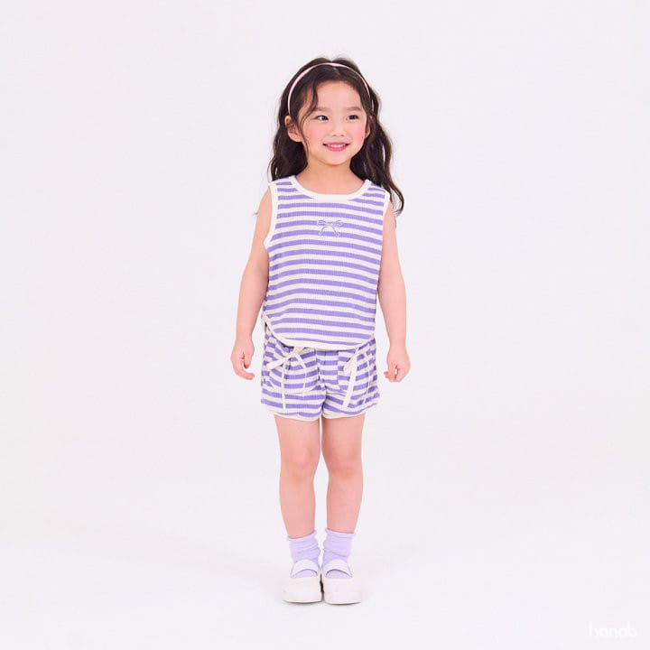 Hanab - Korean Children Fashion - #childofig - Ribbon ST Top Bottom Set - 11