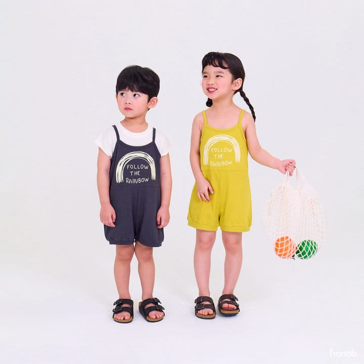 Hanab - Korean Children Fashion - #childofig - Rain Bow Overalls - 5