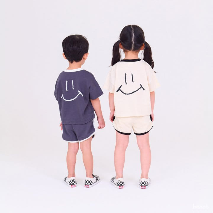 Hanab - Korean Children Fashion - #childofig - Natural Top Bottom Set - 2