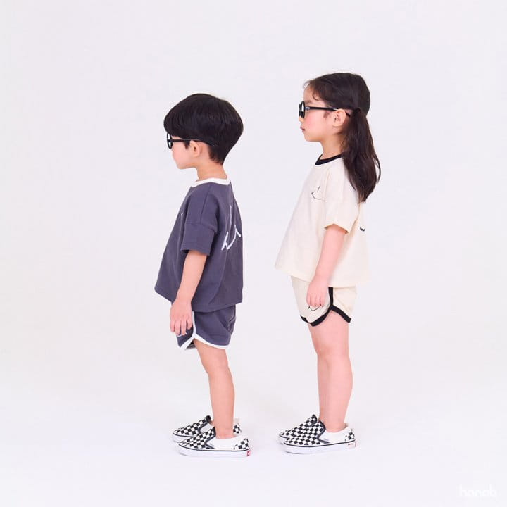 Hanab - Korean Children Fashion - #childofig - Natural Top Bottom Set - 3
