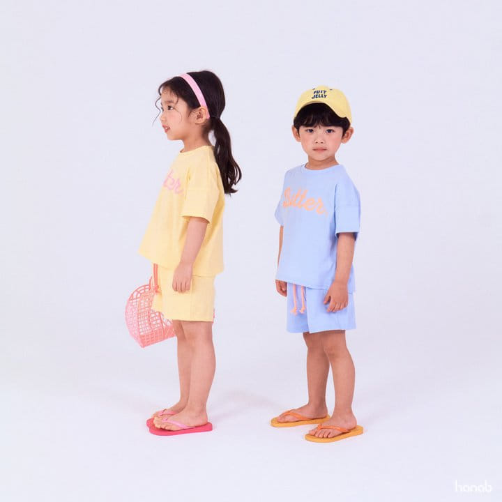 Hanab - Korean Children Fashion - #childofig - Neon Butter Top Bottom Set - 5