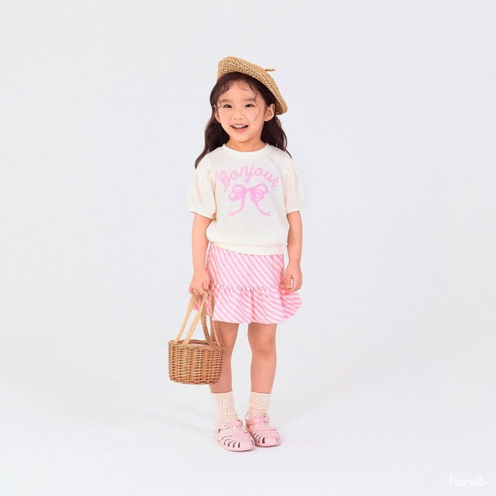 Hanab - Korean Children Fashion - #childofig - Bonjour Skirt Top Bottom Set - 8