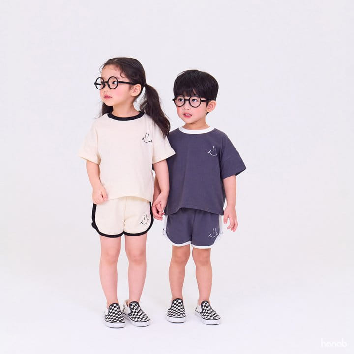 Hanab - Korean Children Fashion - #childofig - Natural Top Bottom Set - 4