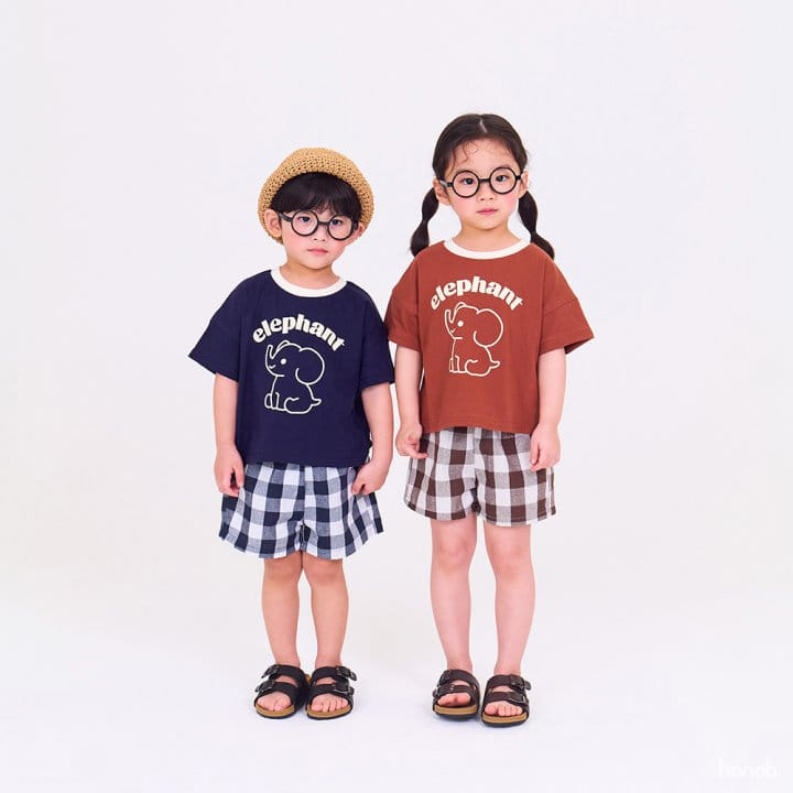 Hanab - Korean Children Fashion - #childrensboutique - Elephant Top Bottom Set - 2