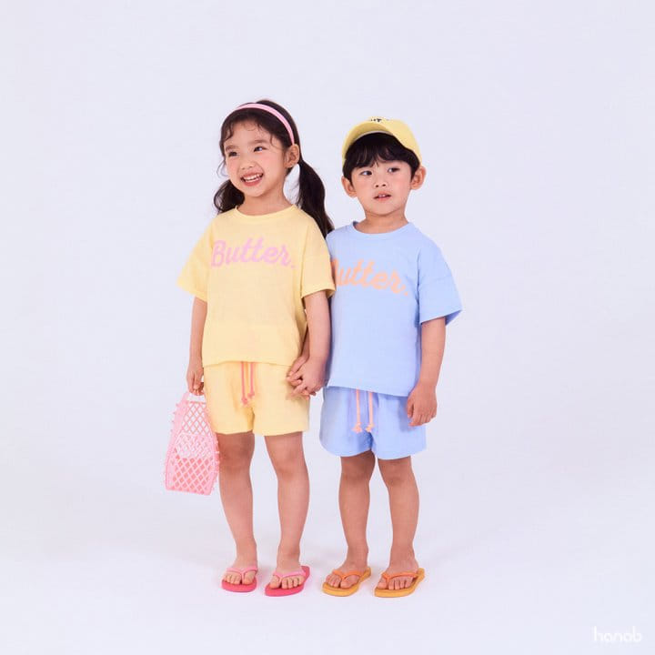 Hanab - Korean Children Fashion - #childrensboutique - Neon Butter Top Bottom Set - 6