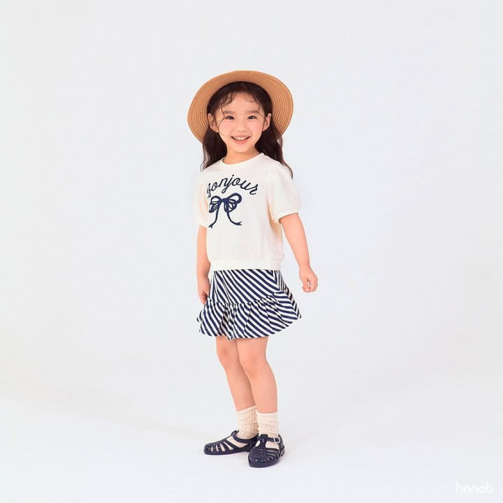 Hanab - Korean Children Fashion - #childrensboutique - Bonjour Skirt Top Bottom Set - 9