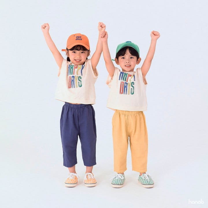 Hanab - Korean Children Fashion - #childrensboutique - Summer Slub Pants - 7